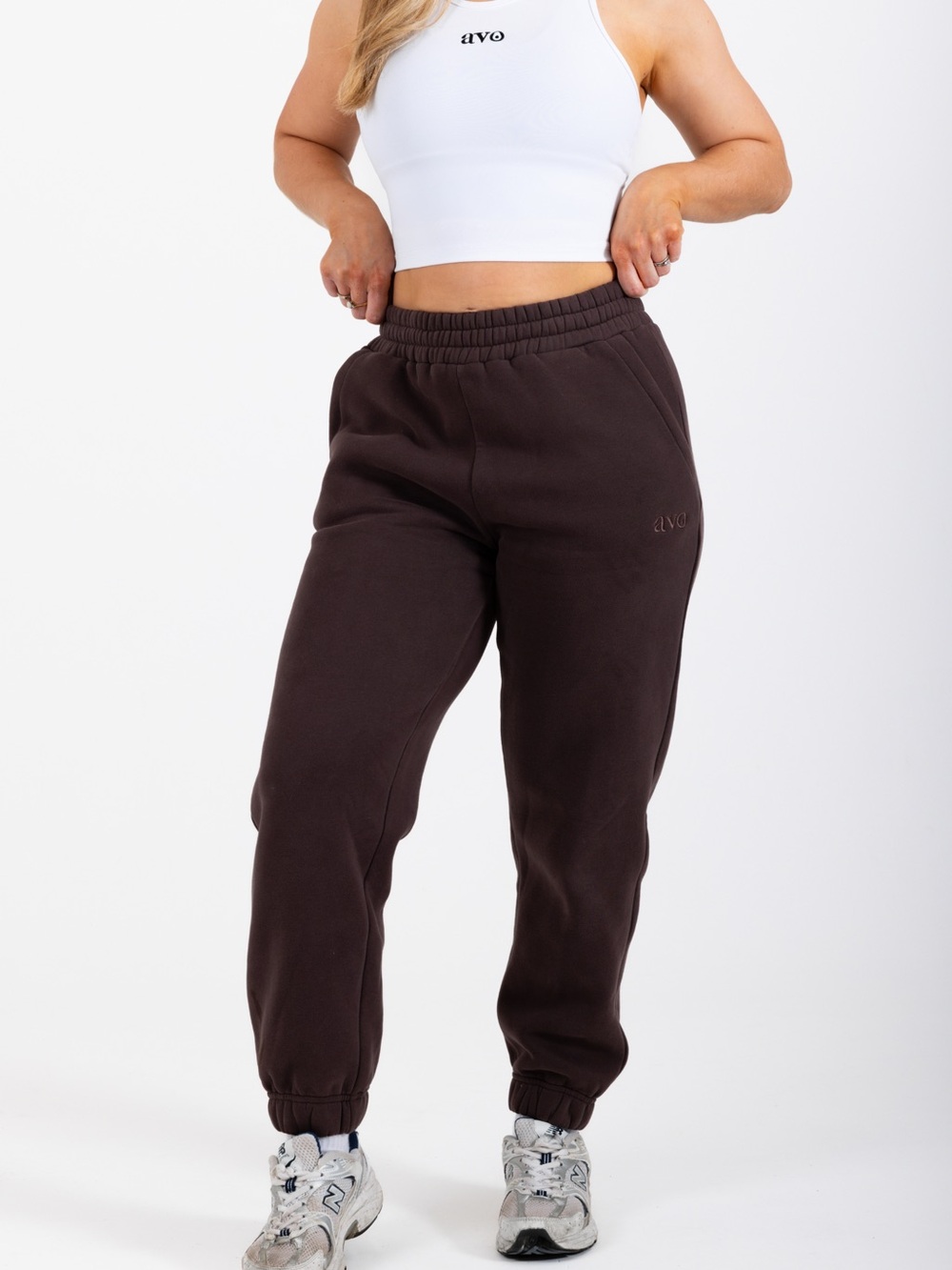 Brown joggers